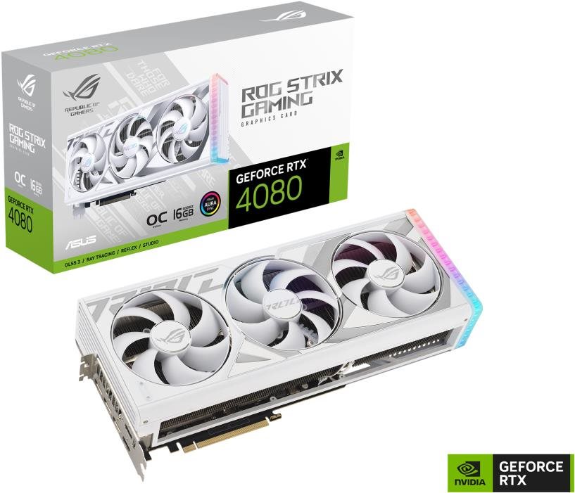 ASUS ROG STRIX GeForce RTX 4080 O16GB White