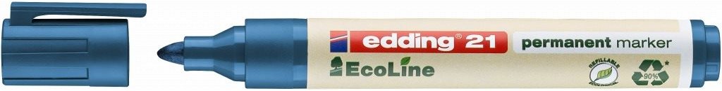 EDDING EcoLine 21 tartós filctoll, kék