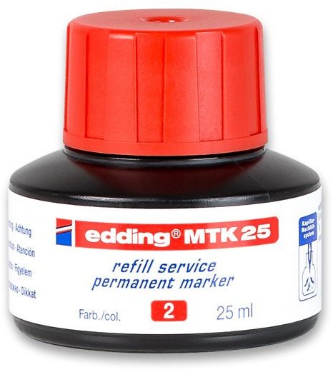 EDDING MTK25 tartós tinta, piros
