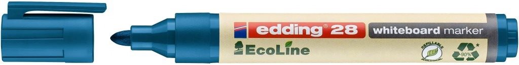 EDDING EcoLine 28 fehér táblákhoz és flipchartokhoz, kék színű