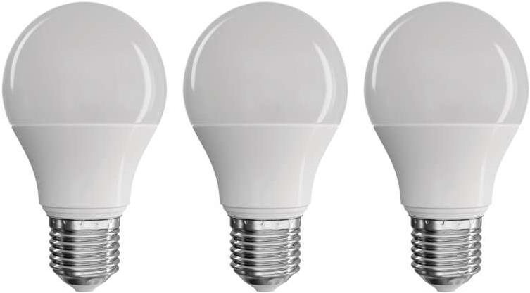 EMOS LED izzó True Light A60 7,2 W E27 meleg fehér, 3 db
