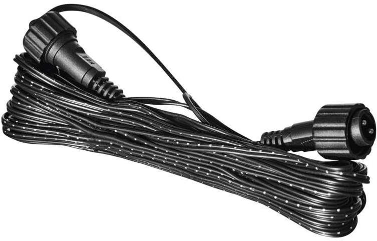 EMOS Hosszabbító kábel sorolható Standard fényfüzérekhez, fekete, 10 m, kültéri és beltéri