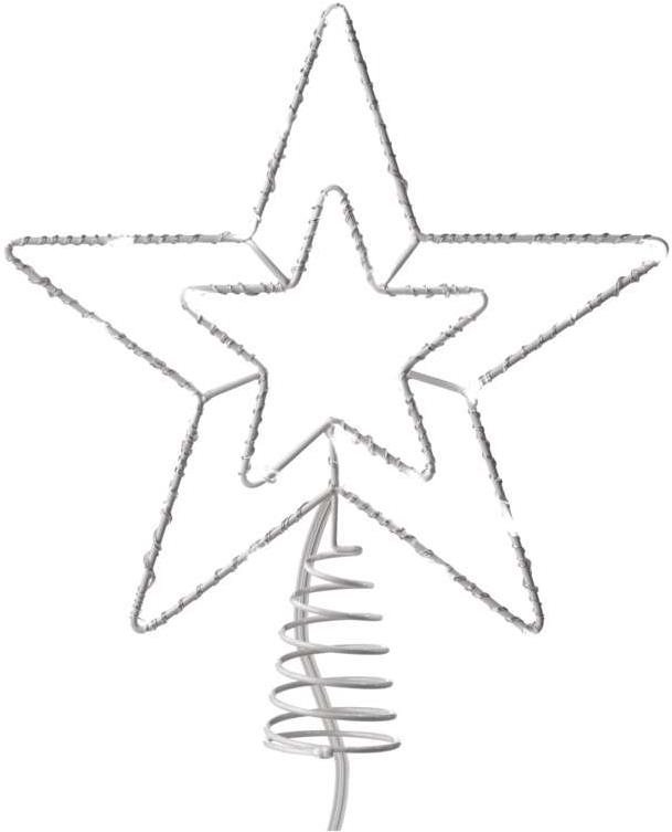EMOS Standard LED karácsonyi csillag, 28,5 cm, beltéri és kültéri, hidegfehér