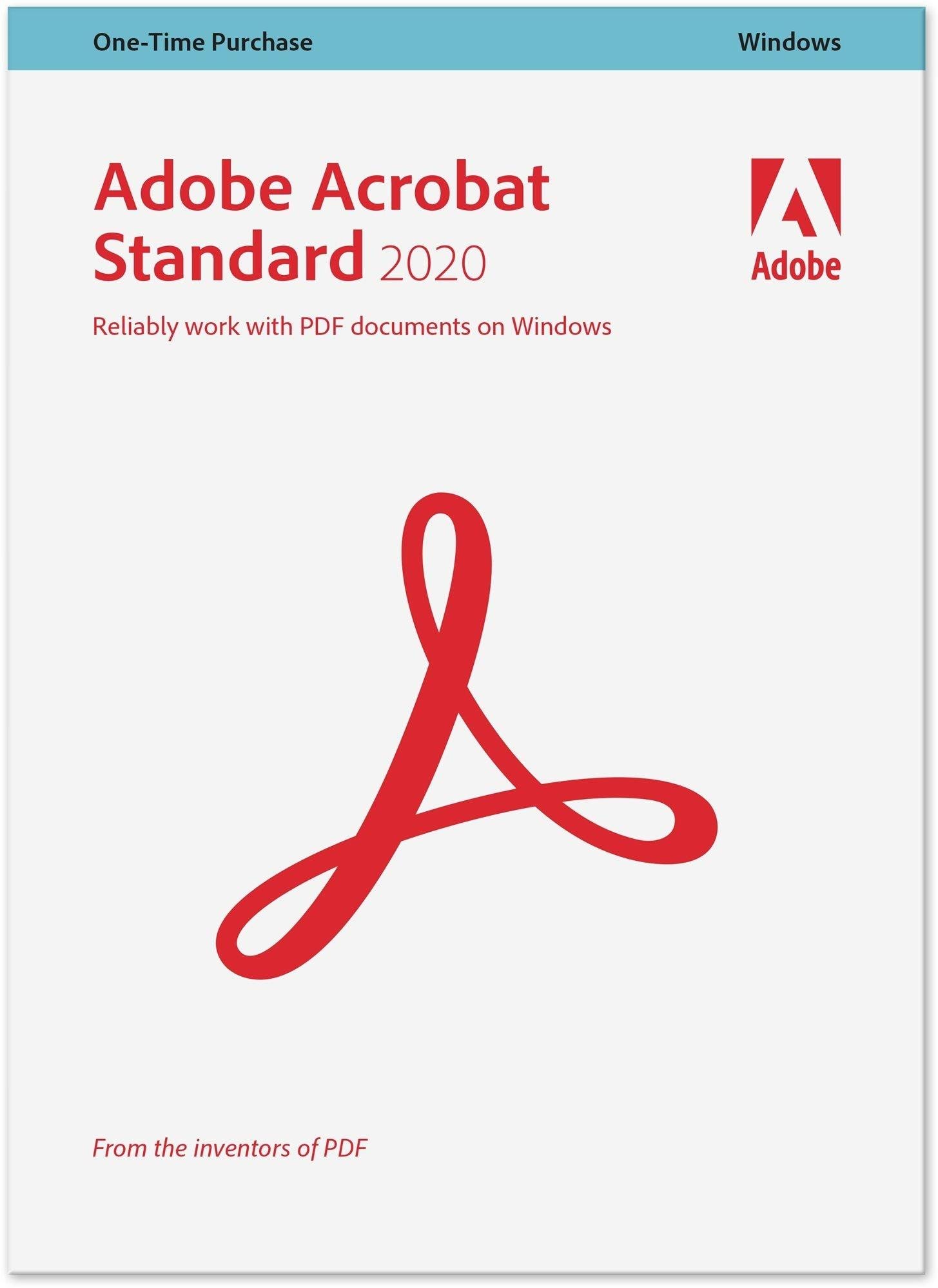 Adobe Acrobat Standard 2020, Win, EN (elektronikus licenc)