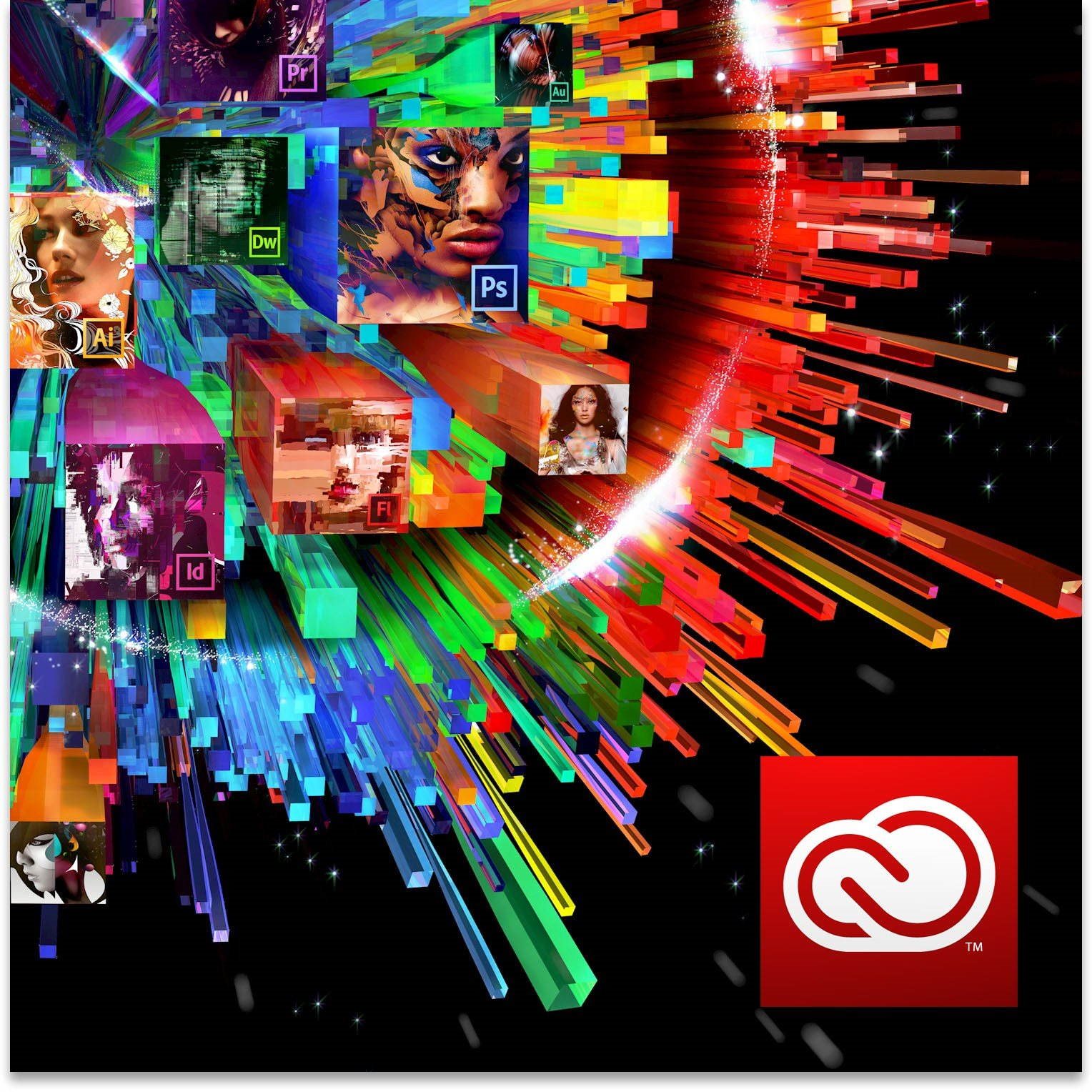 Adobe Creative Cloud All Apps with Adobe Stock, Win/Mac, CZ/EN, 1 hónap (elektronikus licenc)