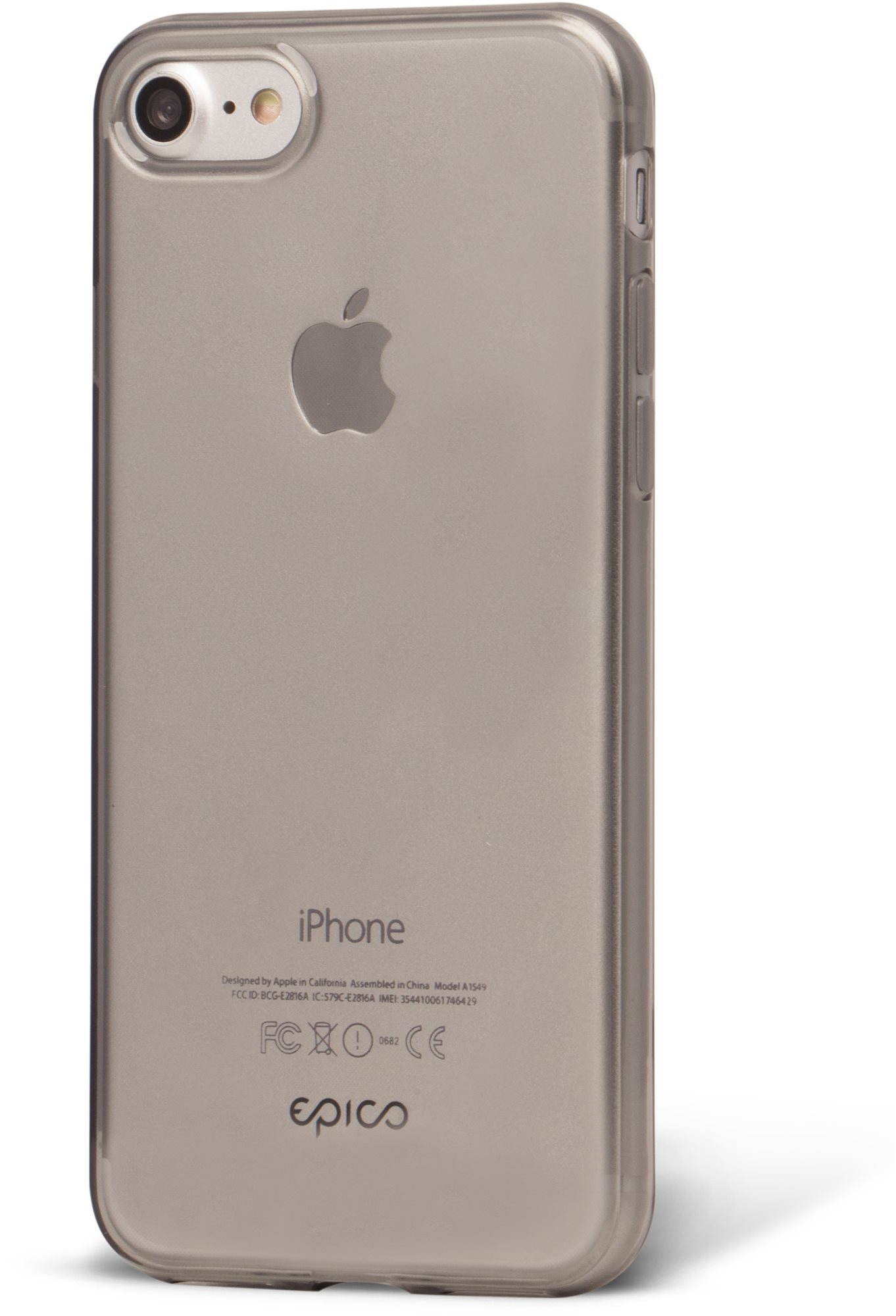 Epico Twiggy Gloss iPhone 7/8/SE (2020)/SE (2022) fekete átlátszó tok