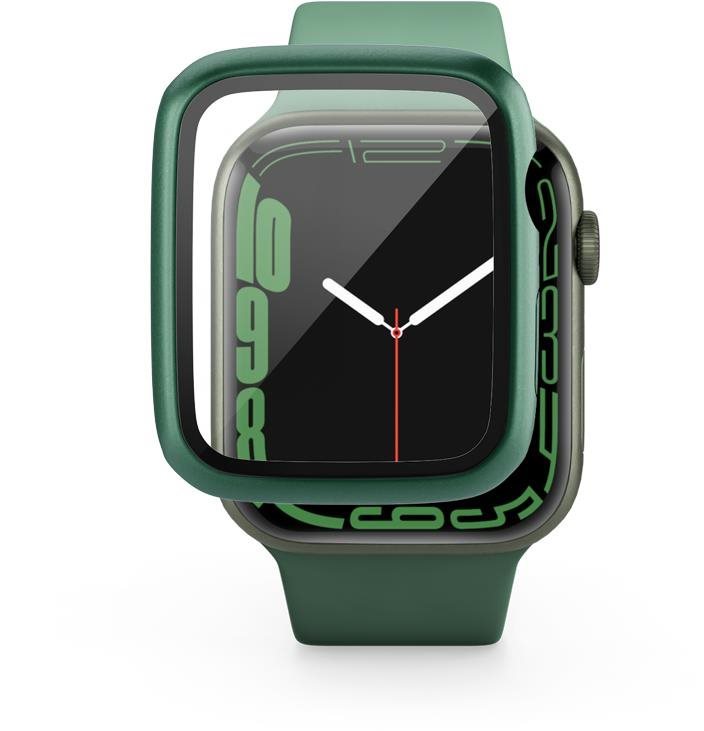 Epico Apple Watch 7 (41 mm) edzett üveg tok - zöld
