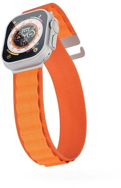 Epico Alpine Loop Apple Watch 42mm / 44mm / 45mm / 49mm szíj - narancssárga