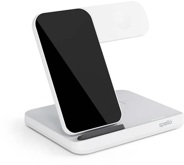 Spello by Epico 3in1 Samsung vezeték nélküli töltőállvány - fehér