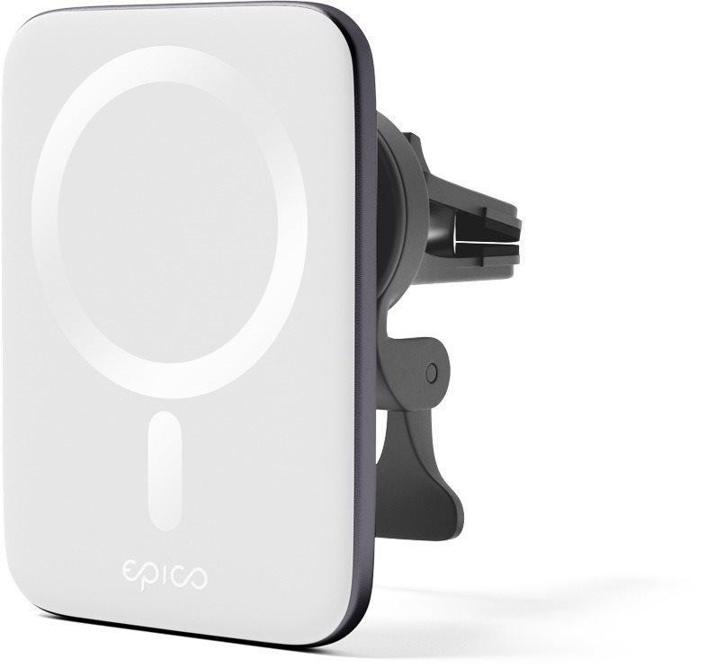 Epico Ultrathin Wireless Car Charger MagSafe compatible ezüst / fehér