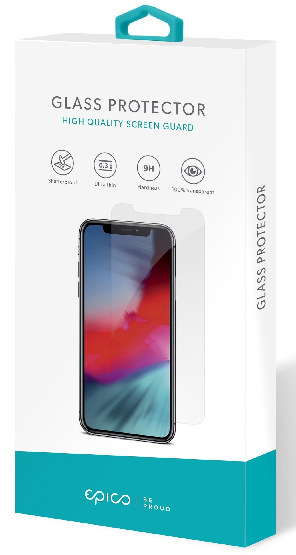 Epico iPhone 6 / 6s / 7 / 8 üvegfólia + applikátor