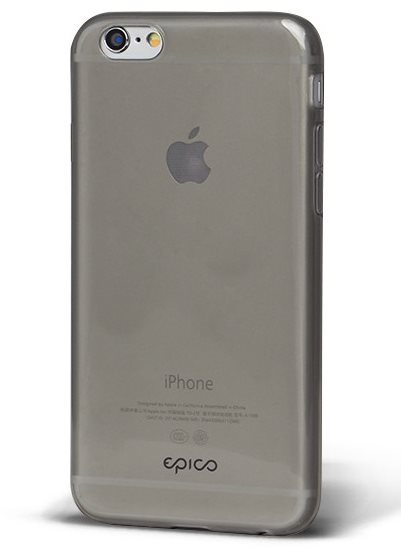 Epico Ronny Gloss iPhone 6/6S fekete átlátszó tok