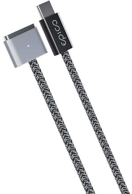 Epico USB-C és MagSafe 3 töltőkábel - asztroszürke
