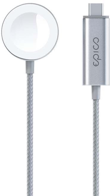 Epico Apple Watch USB-C gyorstöltő kábel - Ezüst