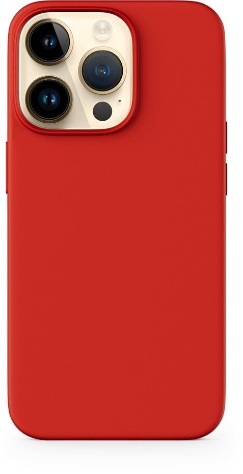 Epico iPhone 14 szilikon tok MagSafe rögzítési támogatással - piros