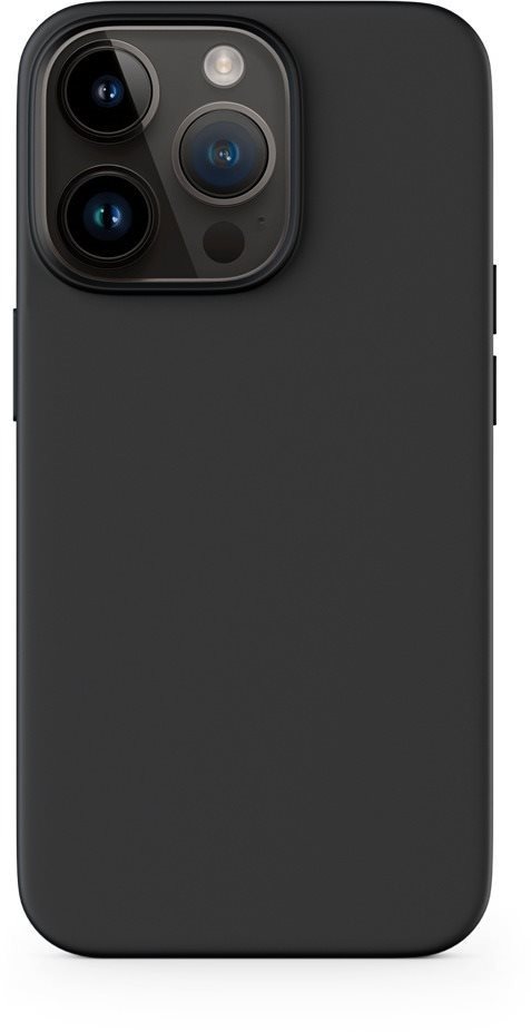 Epico Szilikon tok az iPhone 14 Maxhoz MagSafe rögzítés támogatásával - fekete