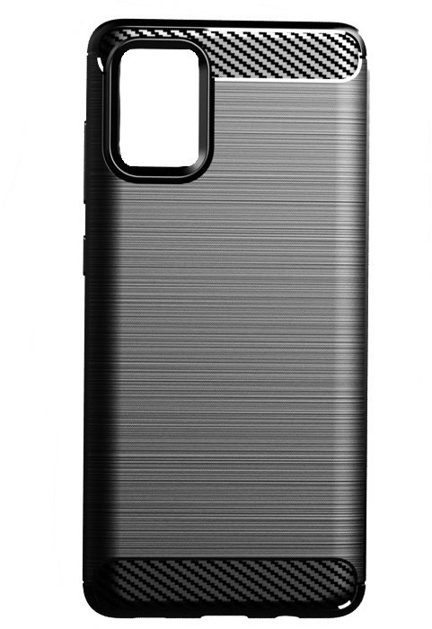 Epico Carbon Samsung Galaxy A71 fekete tok