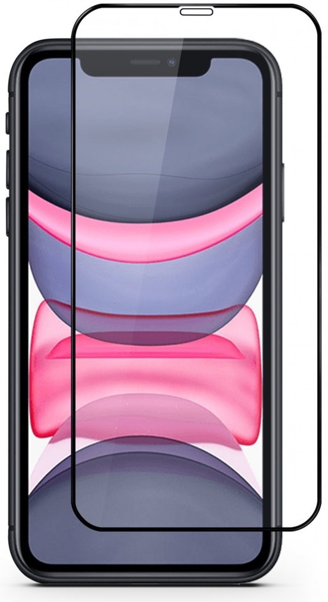 Epico iPhone XR/11 3D+ üvegfólia - fekete
