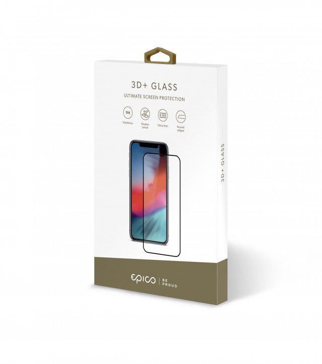 EPICO 3D+ GLASS Samsung Galaxy S20 - fekete színű