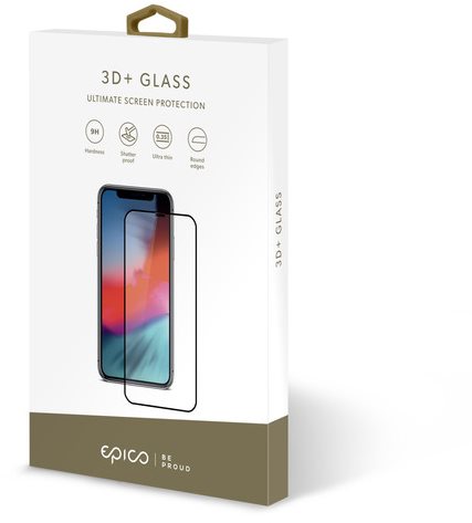 Epico iPhone 6/6S/7/8/SE 2020 3D+ üvegfólia - fekete