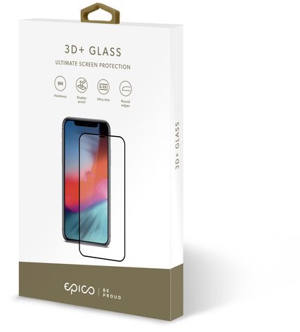 Epico Glass LG G7 ThinQ 3D+ üvegfólia - fekete