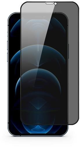 Epico Edge To Edge Privacy Glass IM iPhone 12/ 12 Pro üvegfólia - fekete