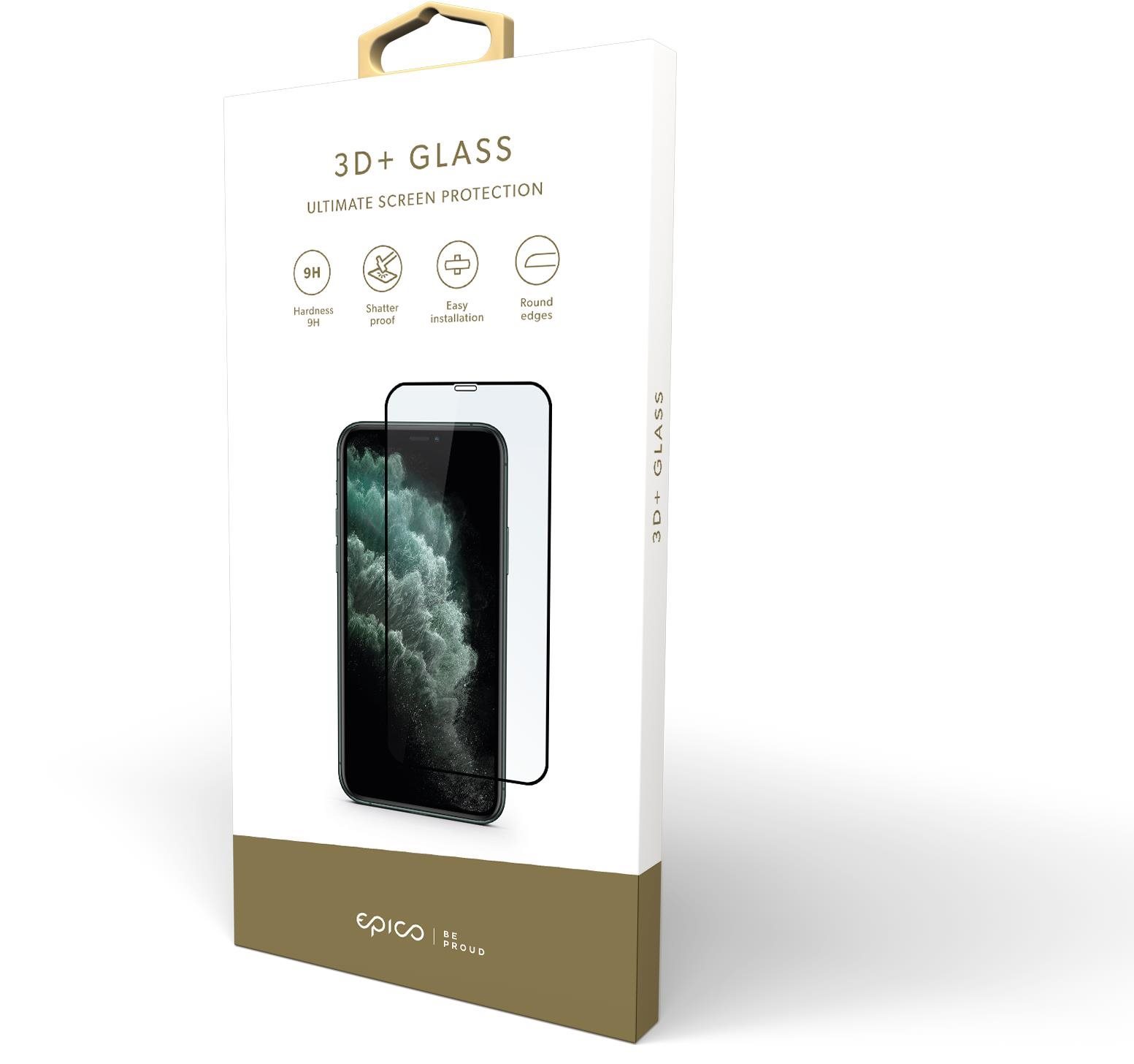 Epico Glass IM iPhone 6/ 6S/ 7/ 8/ SE (2020)/ SE (2022) 3D+ üvegfólia - fekete