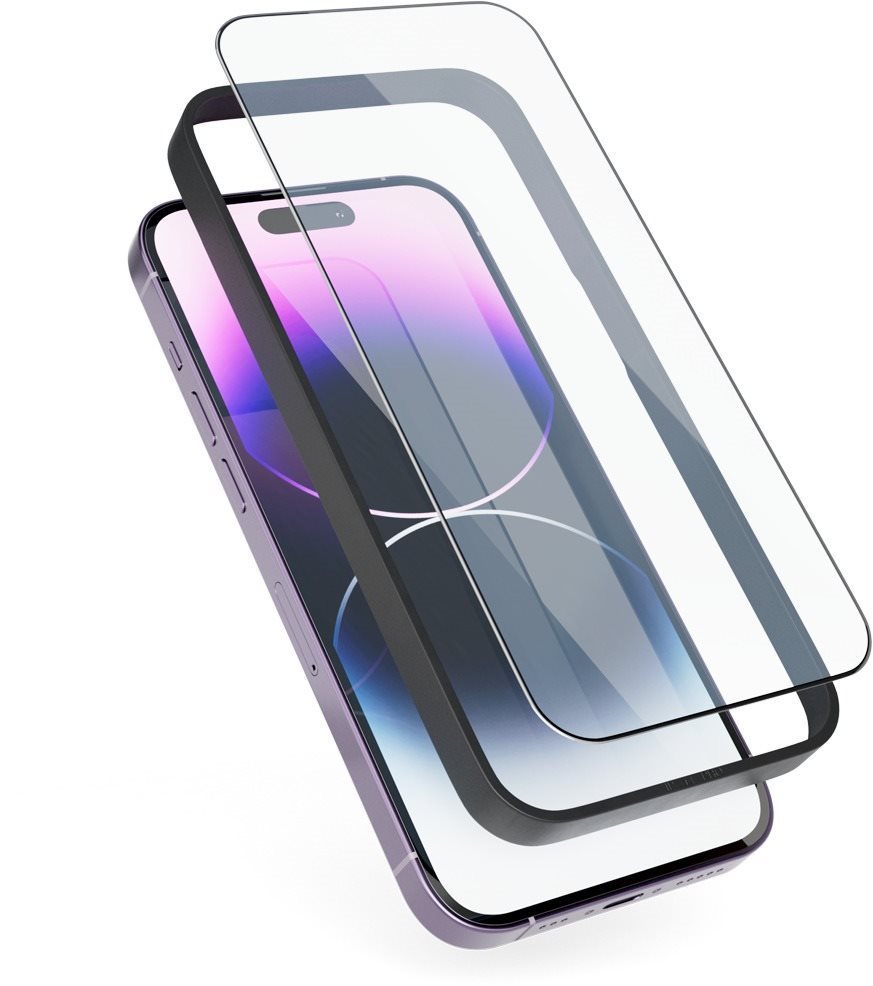 Epico Edge To Edge iPhone 13 Pro Max / iPhone 14 Plus üvegfólia, 2 db + szerelőkeret