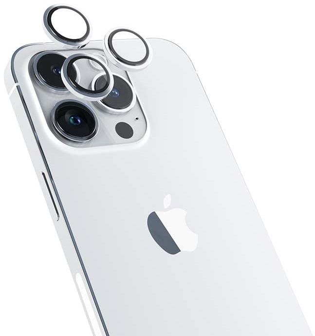 Epico iPhone 14 Pro / 14 Pro Max kamera védő fólia - ezüst, alumínium