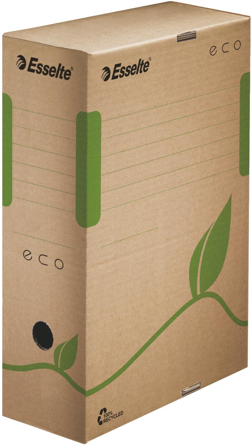 Esselte ECO 10 x 32.7 x 23.3 cm, barna-zöld