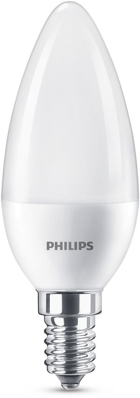 Philips LED izzó 7-60W, E14, matt, 2700K