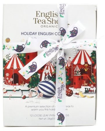Tea English Tea Shop Fehér karácsonyi kollekció 24 g, 12 db, bio ETS12