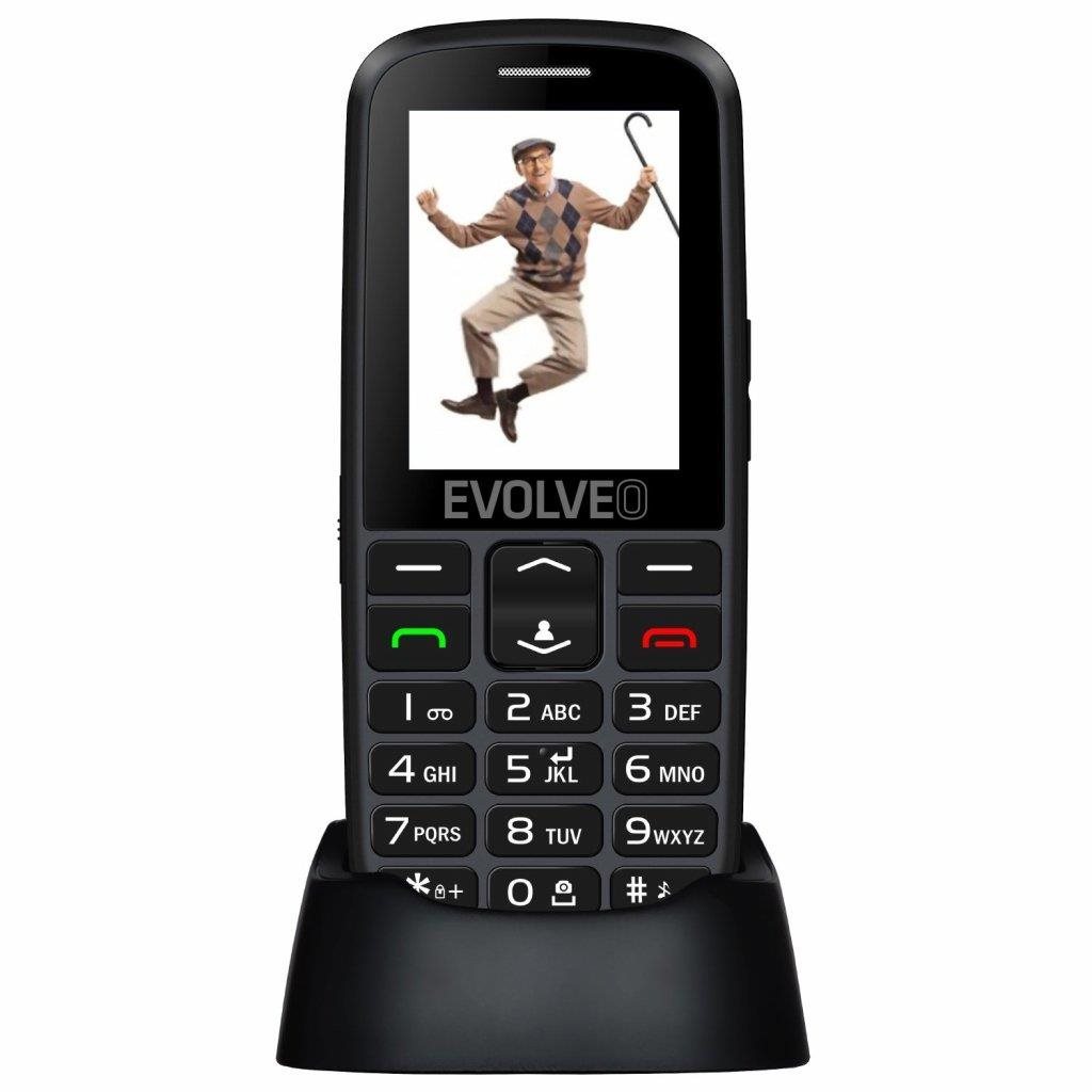 Mobiltelefon EVOLVEO EasyPhone EG fekete