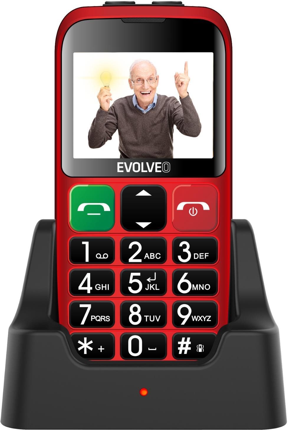 EVOLVEO EasyPhone EB piros