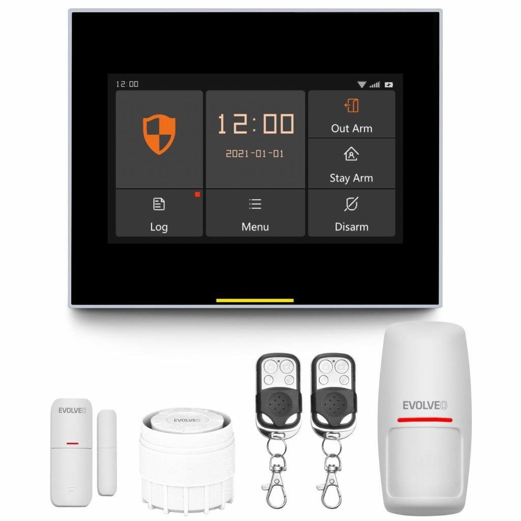 EVOLVEO Alarmex Pro (ALM304PRO) - okos vezeték nélküli Wi-Fi/GSM riasztó