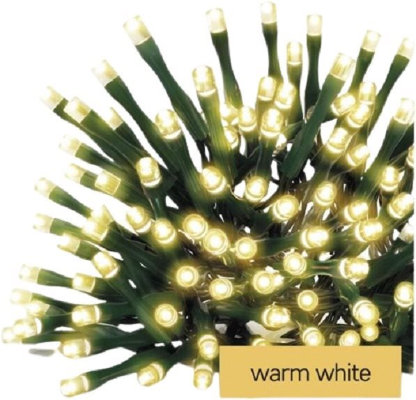 EMOS LED karácsonyi fényfüzér, 24 m, kültéri és beltéri, meleg fehér, programokkal