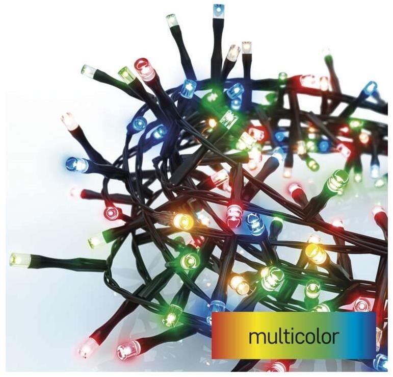 EMOS LED karácsonyi lánc - süni, 6 m, beltéri és kültéri, többszínű, időzítővel
