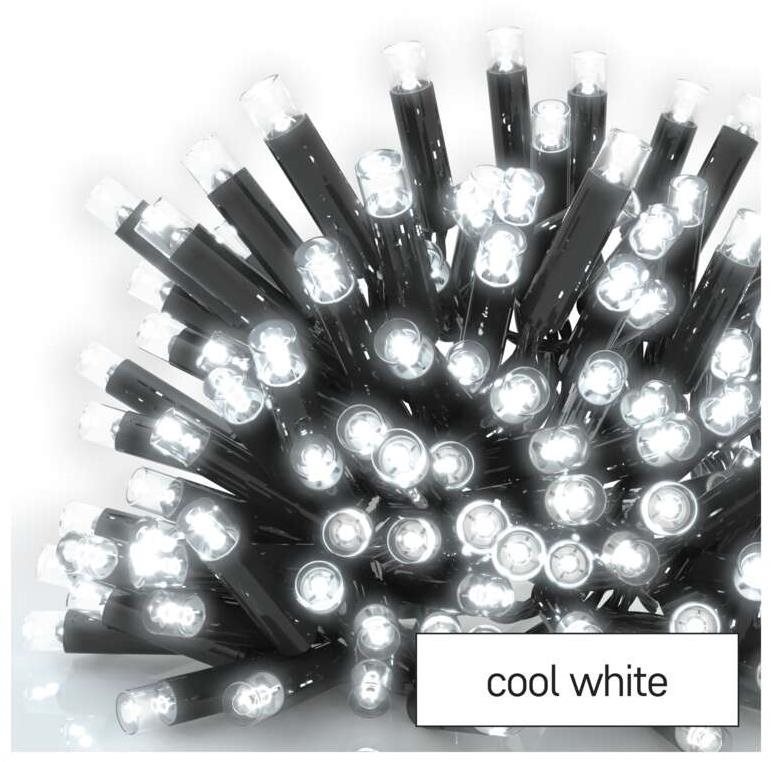 EMOS Profi LED összekötő lánc fekete - jégcsapok, 3 m, kültéri, hideg fehér