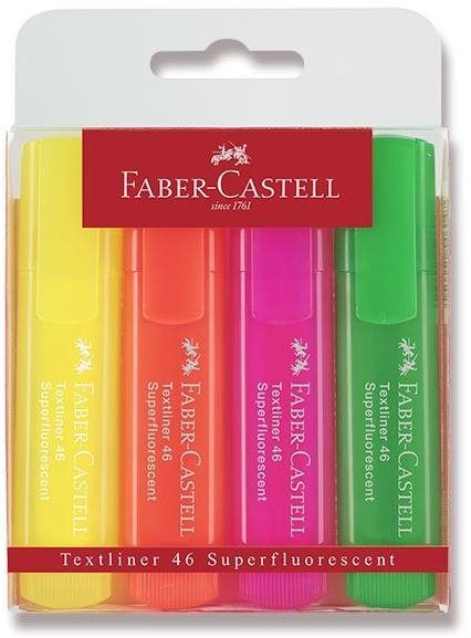 Faber-Castell Textliner 1546 - 4 színű készlet