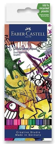 FABER-CASTELL Goldfaber Aqua Grafitti, 6 színű