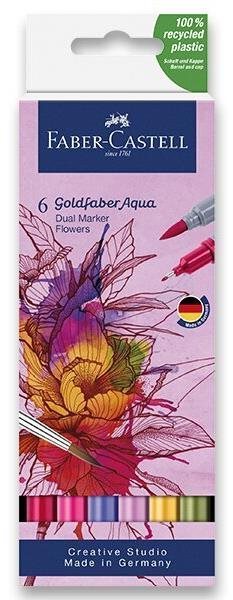 FABER-CASTELL Goldfaber Aqua Flowers, 6 színű