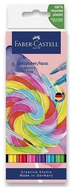 FABER-CASTELL Goldfaber Aqua Candy, 6 színű