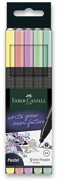 FABER-CASTELL Grip Pastel, 5 színű