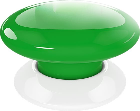 Okos gomb FIBARO The Button távirányító gomb – zöld