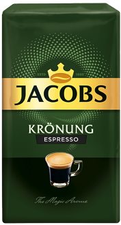Jacobs Krönung Espresso Őrölt-pörkölt kávé, 250 g