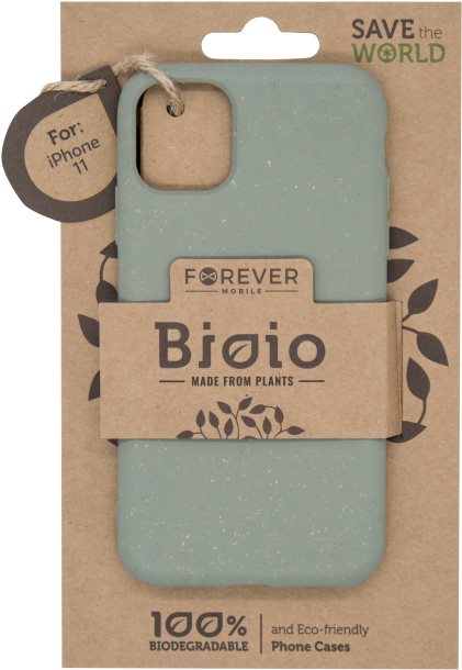 Forever Bioio iPhone 11 zöld tok