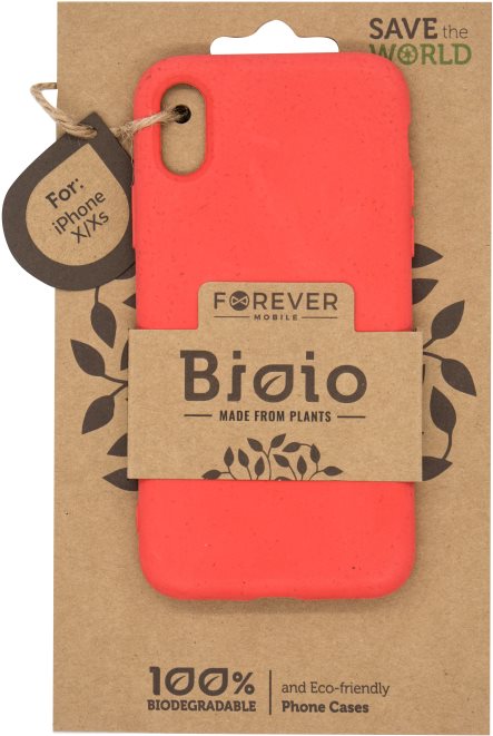 Forever Bioio iPhone X / XS piros tok