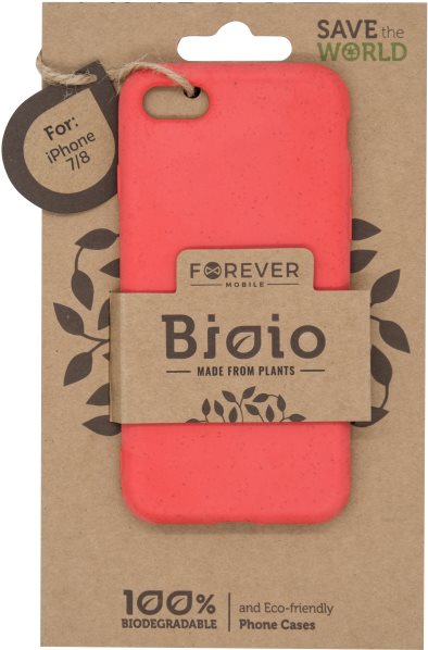 Forever Bioio iPhone 7/8/SE (2020) piros tok