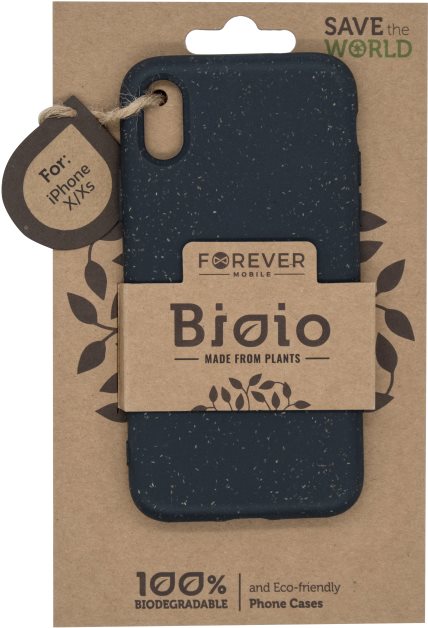 Forever Bioio iPhone X/ XS fekete tok