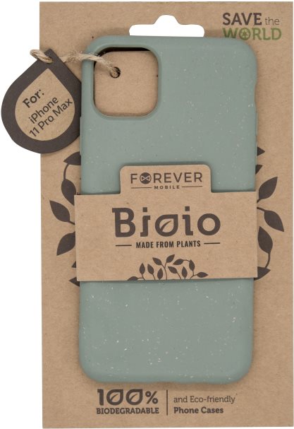 Forever Bioio iPhone 11 Pro Max zöld tok